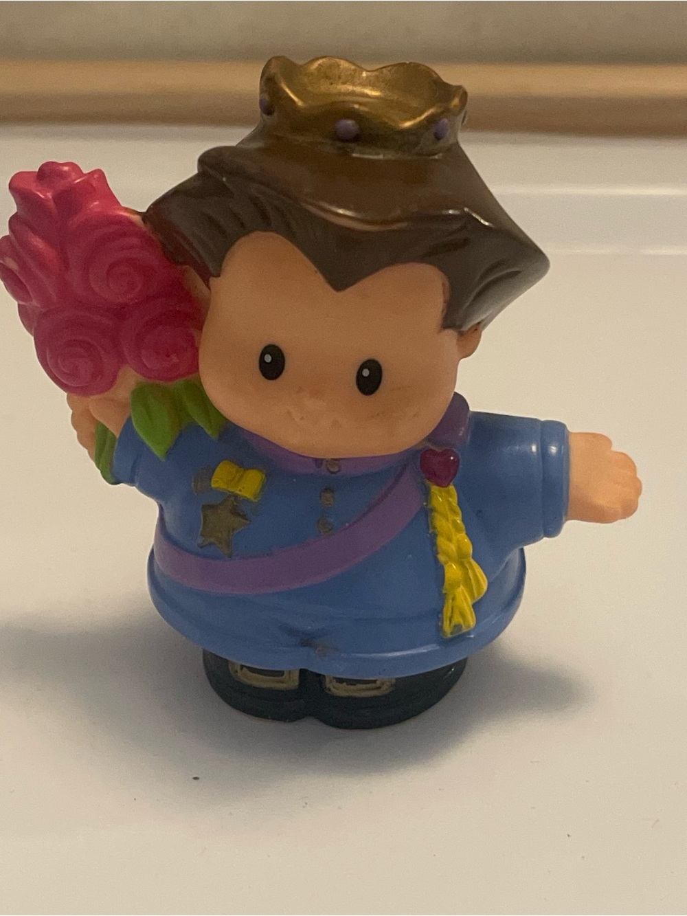 Fisher-Price Little People Royal King Prince Charming with Flowers